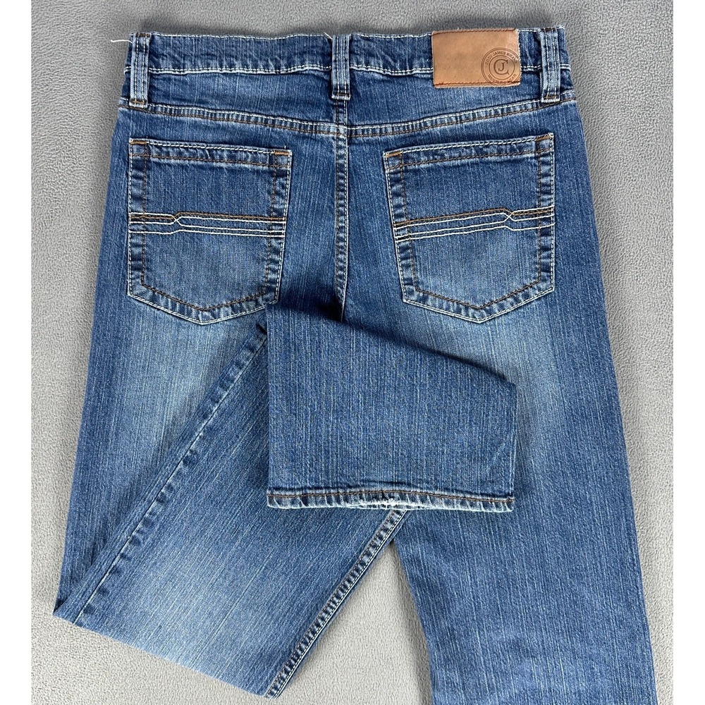 Cody James Jeans Mens 31x36 Blue Duke Relaxed Bootcut Cowboy Rodeo Distressed